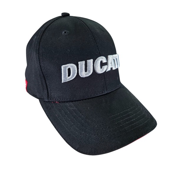 Ducati Other - DUCATI Company 2.0 Black Hat Baseball Cap Cotton OSFA Adjustable Snapback  NWOT